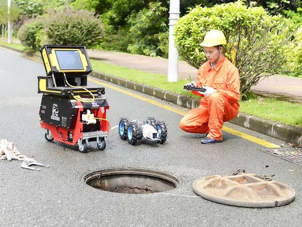 万冲镇管道机器人检测